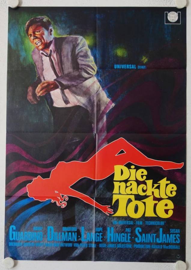 Die nackte Tote originales deutsches Filmplakat